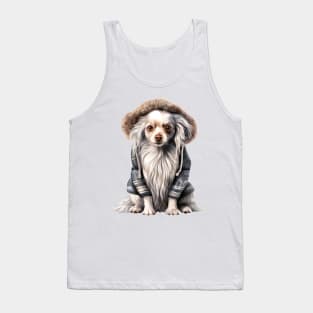 Winter Chinese Crested Dog Tank Top